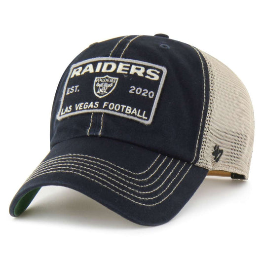 47 Brand Trucker Cap Las Vegas Raiders Clean Up vintage black