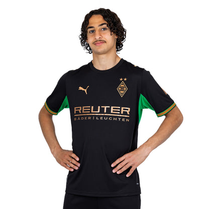 PUMA Borussia Mönchengladbach Auswärtstrikot 2026/27 black/green