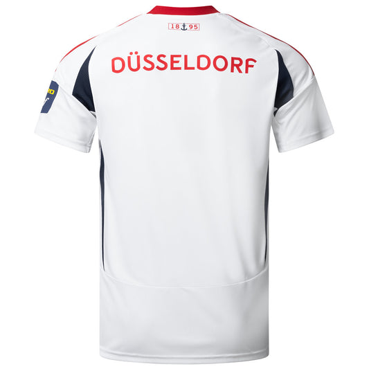 adidas Fortuna Düsseldorf Herren Auswärtstrikot 2024-25 weiß