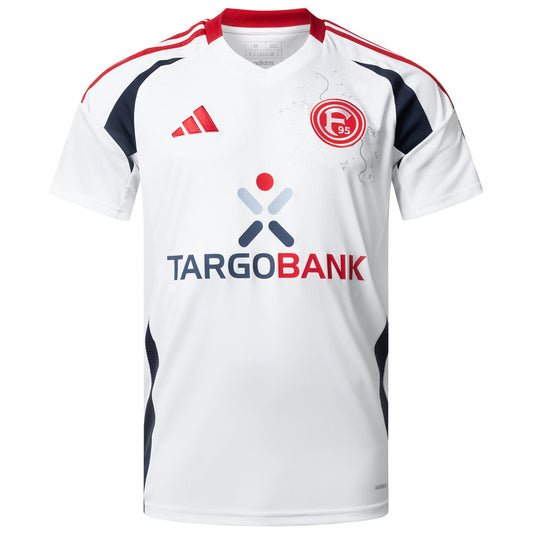 adidas Fortuna Düsseldorf Herren Auswärtstrikot 2024-25 weiß