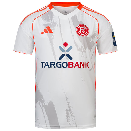 adidas Fortuna Düsseldorf Herren Auswärtstrikot 2025/26 white/orange