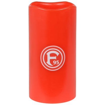 Fortuna Düsseldorf LED-Echtwachskerzen 2ER-Set red/white