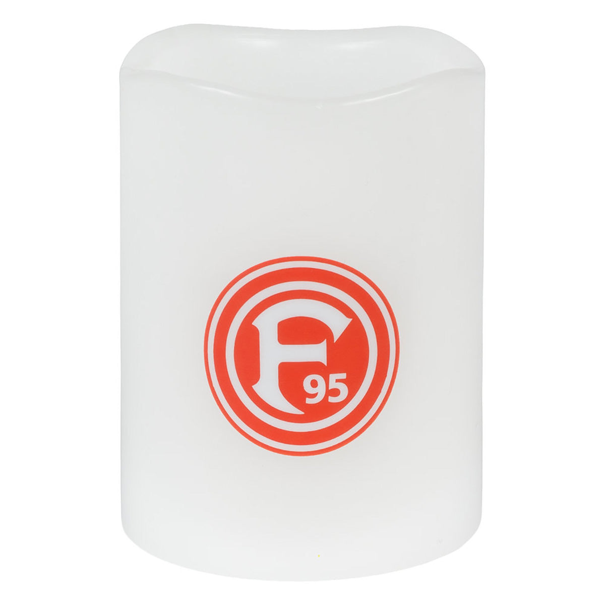 Fortuna Düsseldorf LED-Echtwachskerzen 2ER-Set red/white