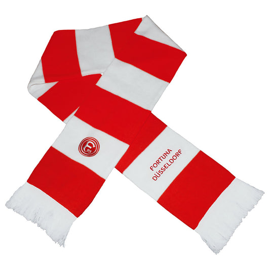 Fortuna Düsseldorf Schal "Blockstreifen" red/white