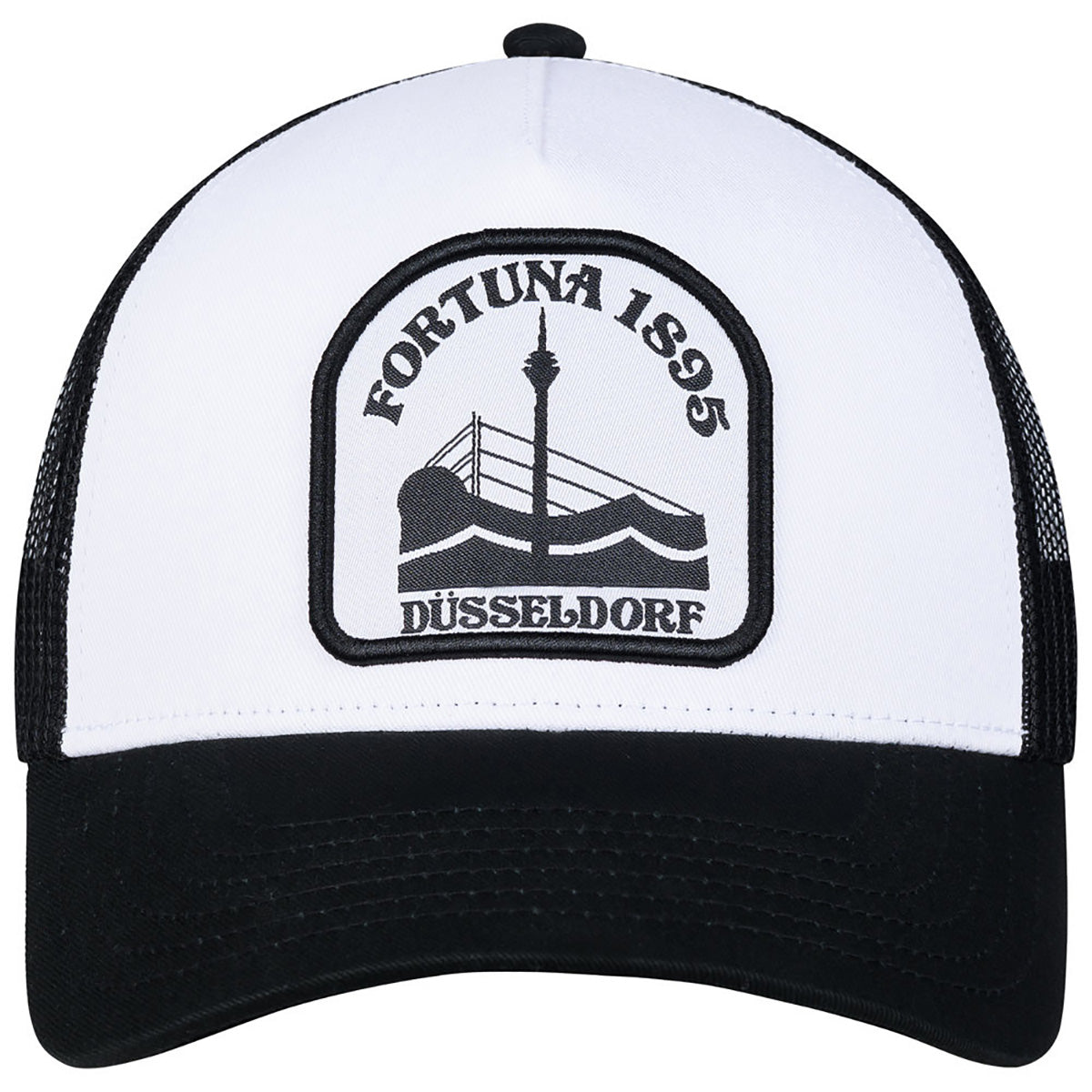 Fortuna Düsseldorf Trucker Cap "Inselstrasse" black/white