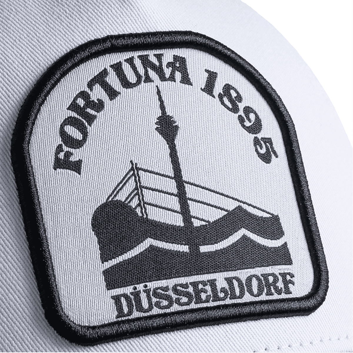 Fortuna Düsseldorf Trucker Cap "Inselstrasse" black/white