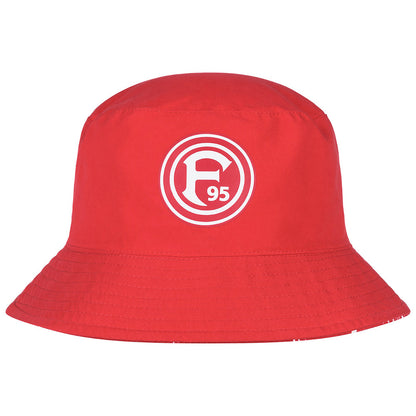 Fortuna Düsseldorf Wendefischerhut "Botanischer Garten" red/white