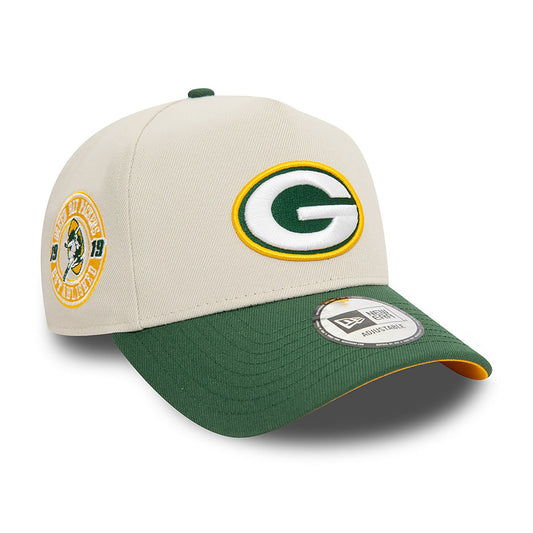 New Era 9FORTY E-Frame Cap Green Bay Packers NFL beige