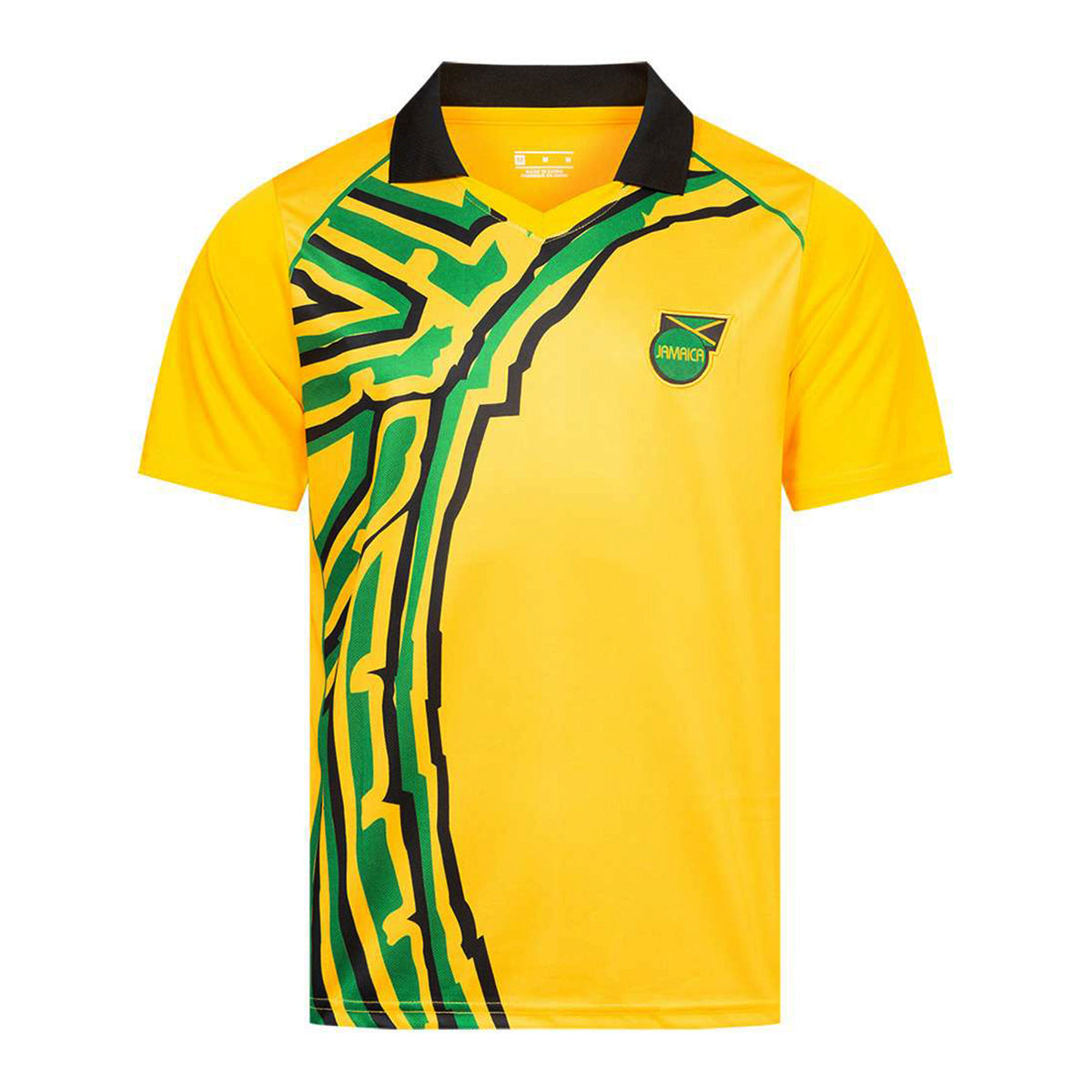 JELEX Herren Jamaica Trikot Retro History yellow