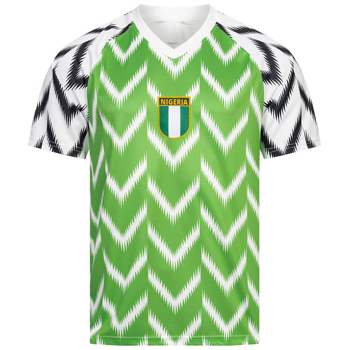 JELEX Herren Nigeria Trikot Retro History green