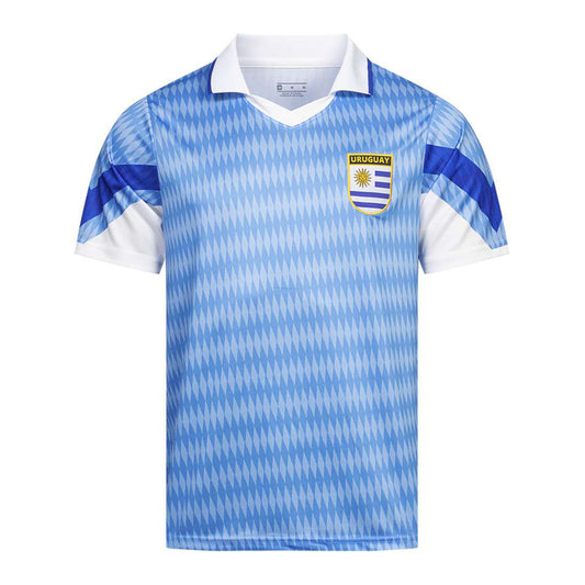 JELEX Herren Uruguay Trikot Retro History blue