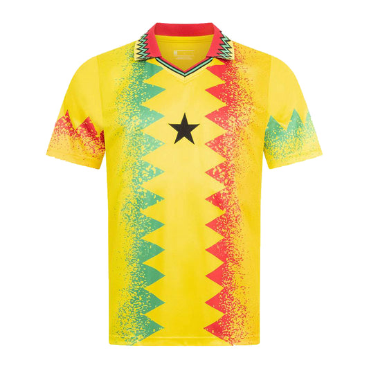 JELEX Herren Ghana Trikot Retro History yellow