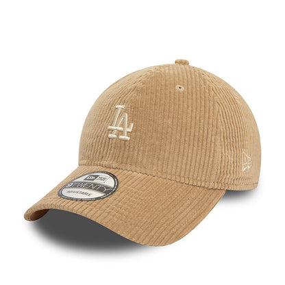 New Era 9TWENTY Cap LA Dodgers Cord beige