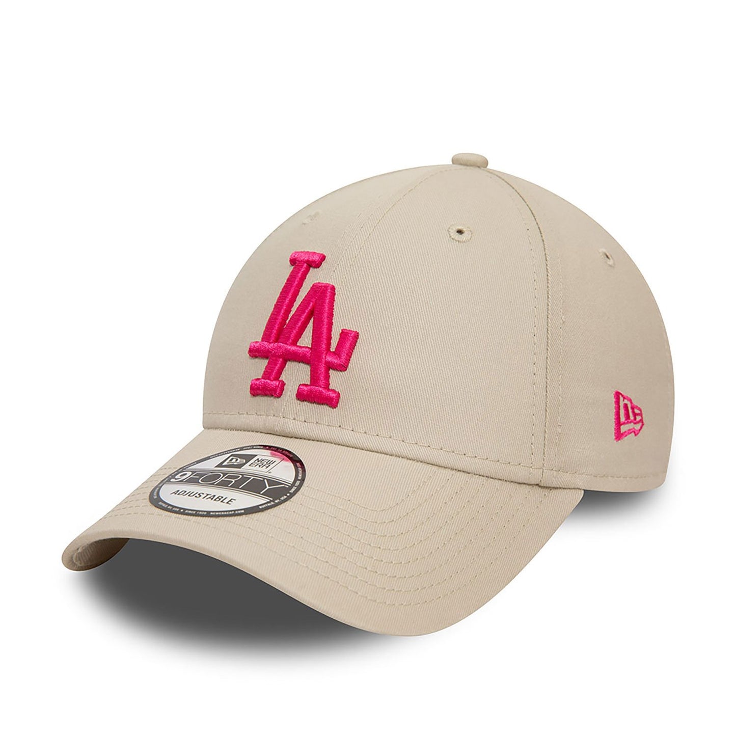 New Era 9FORTY Cap LA Dodgers League Essential stone/purple