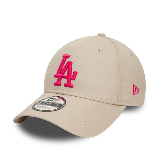 New Era 9FORTY Cap LA Dodgers League Essential stone/purple