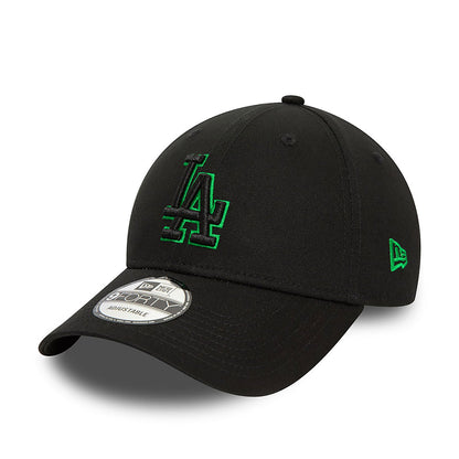 New Era 9FORTY Cap LA Dodgers Team Outline black