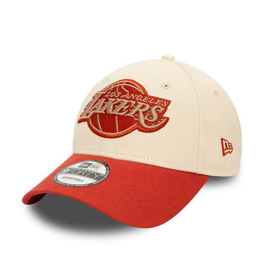 New Era 9FORTY Cap Los Angeles Lakers Colour Block beige