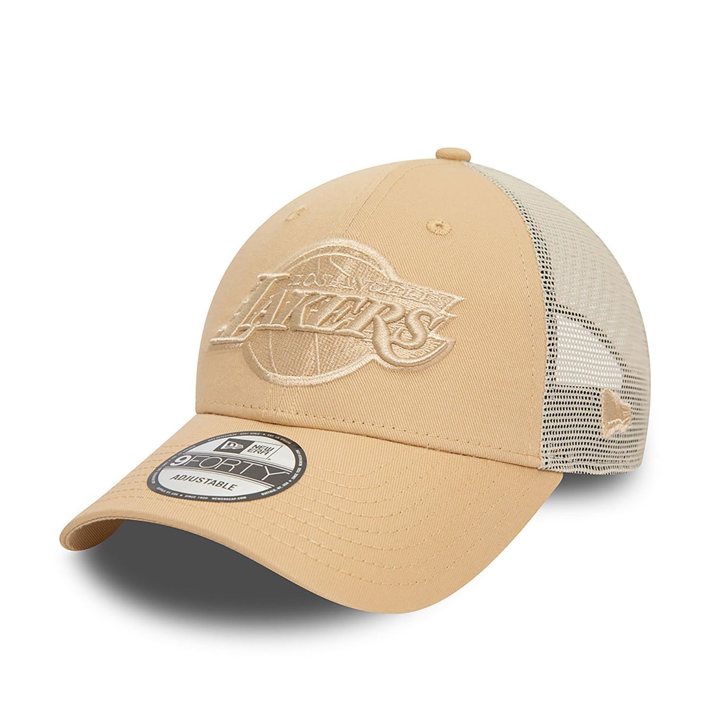 New Era 9FORTY Trucker Cap LA Lakers NBA beige