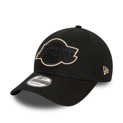 New Era 9FORTY Cap LA Lakers Team Outline black