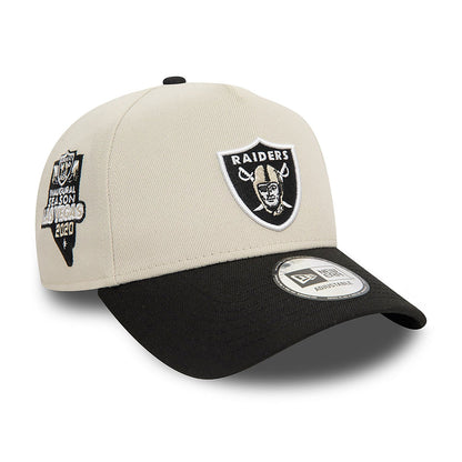 New Era 9FORTY E-Frame Cap Las Vegas Raiders NFL beige