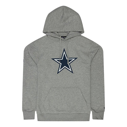 New Era Herren Hoodie NFL Dallas Cowboys Logo grau