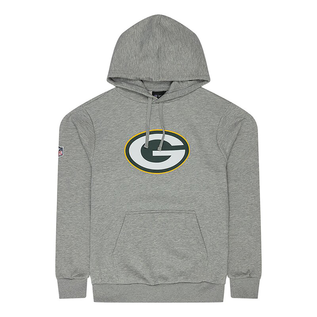 New Era Herren Hoodie NFL Green Bay Packers Logo grau