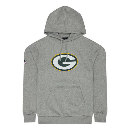 New Era Herren Hoodie NFL Green Bay Packers Logo grau