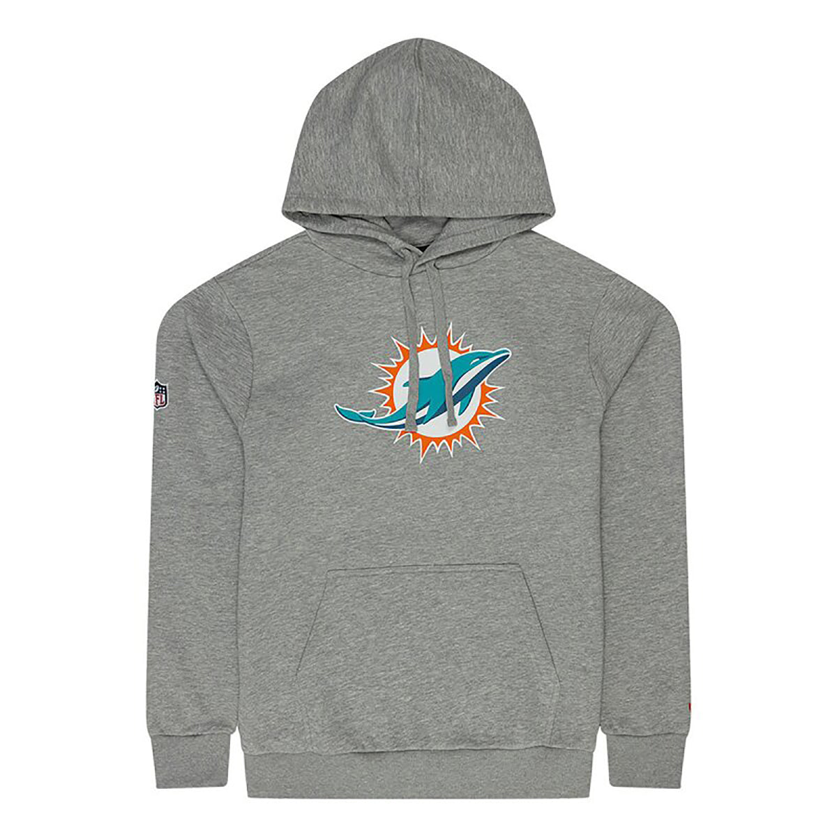 New Era Herren Hoodie NFL Miami Dolphins Logo grau