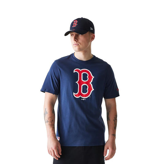 New Era Herren T-Shirt MLB Boston Red Sox navy
