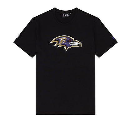 New Era Herren T-Shirt NFL Baltimore Ravens Logo schwarz