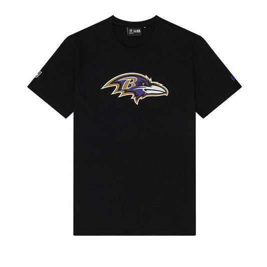 New Era Herren T-Shirt NFL Baltimore Ravens Logo schwarz