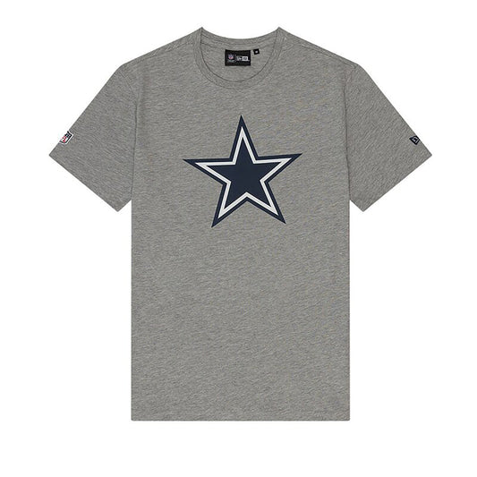 New Era Herren T-Shirt NFL Dallas Cowboys Logo grau