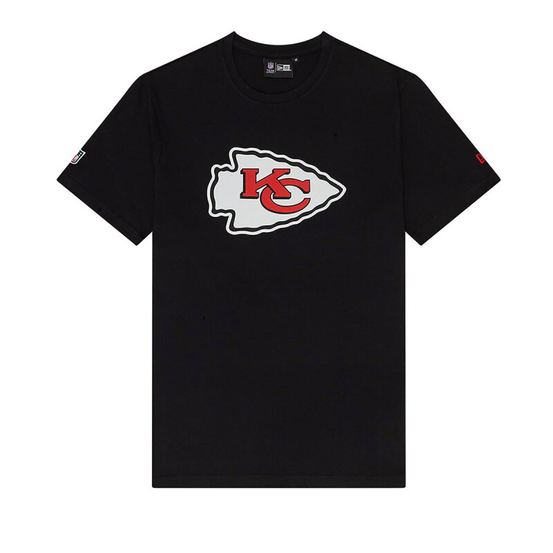 New Era Herren T-Shirt NFL Kansas City Chiefs Logo schwarz