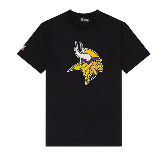 New Era Herren T-Shirt NFL Minnesota Vikings Logo schwarz