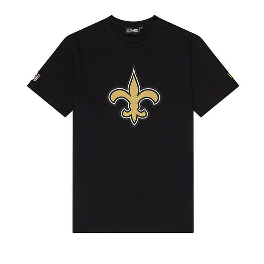 New Era Herren T-Shirt NFL New Orleans Saints Logo schwarz