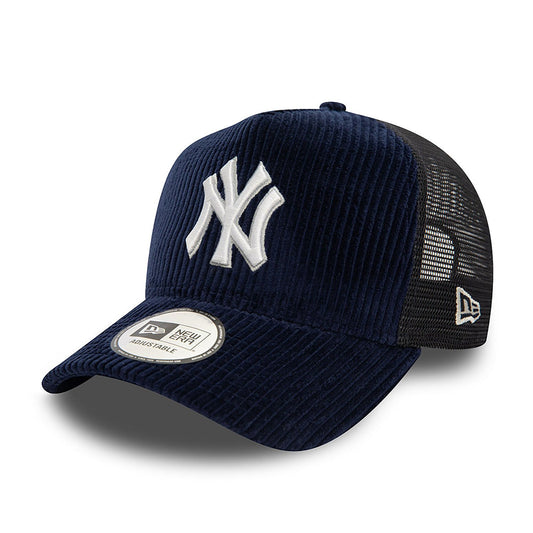 New Era 9FORTY E-Frame Trucker Cap New York Yankees MLB Cord navy
