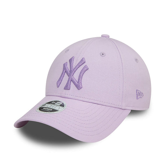 New Era 9FORTY Women Cap New York Yankees MLB Metallic Logo violett