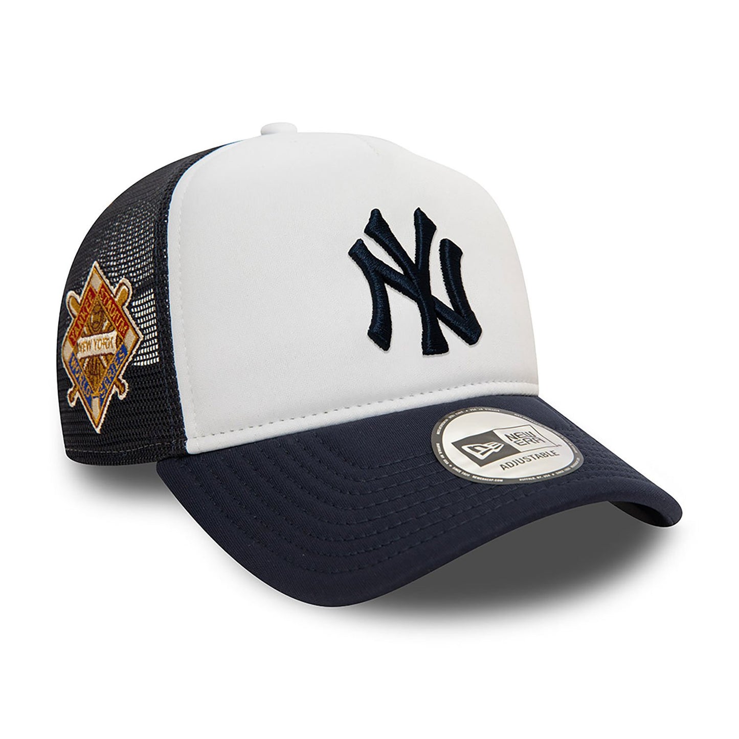 New Era 9FORTY E-Frame Trucker Cap New York Yankees World Series navy
