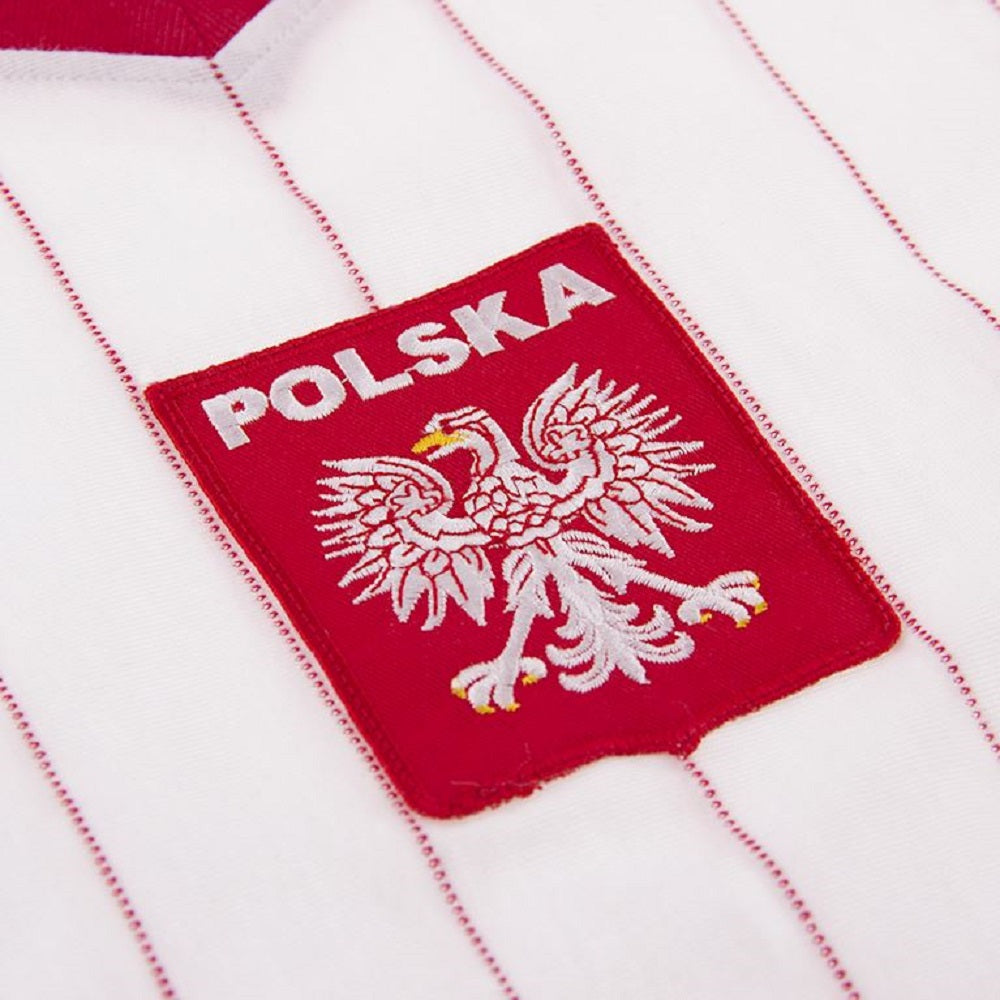 COPA Herren Retro Trikot Polen 1982 weiß