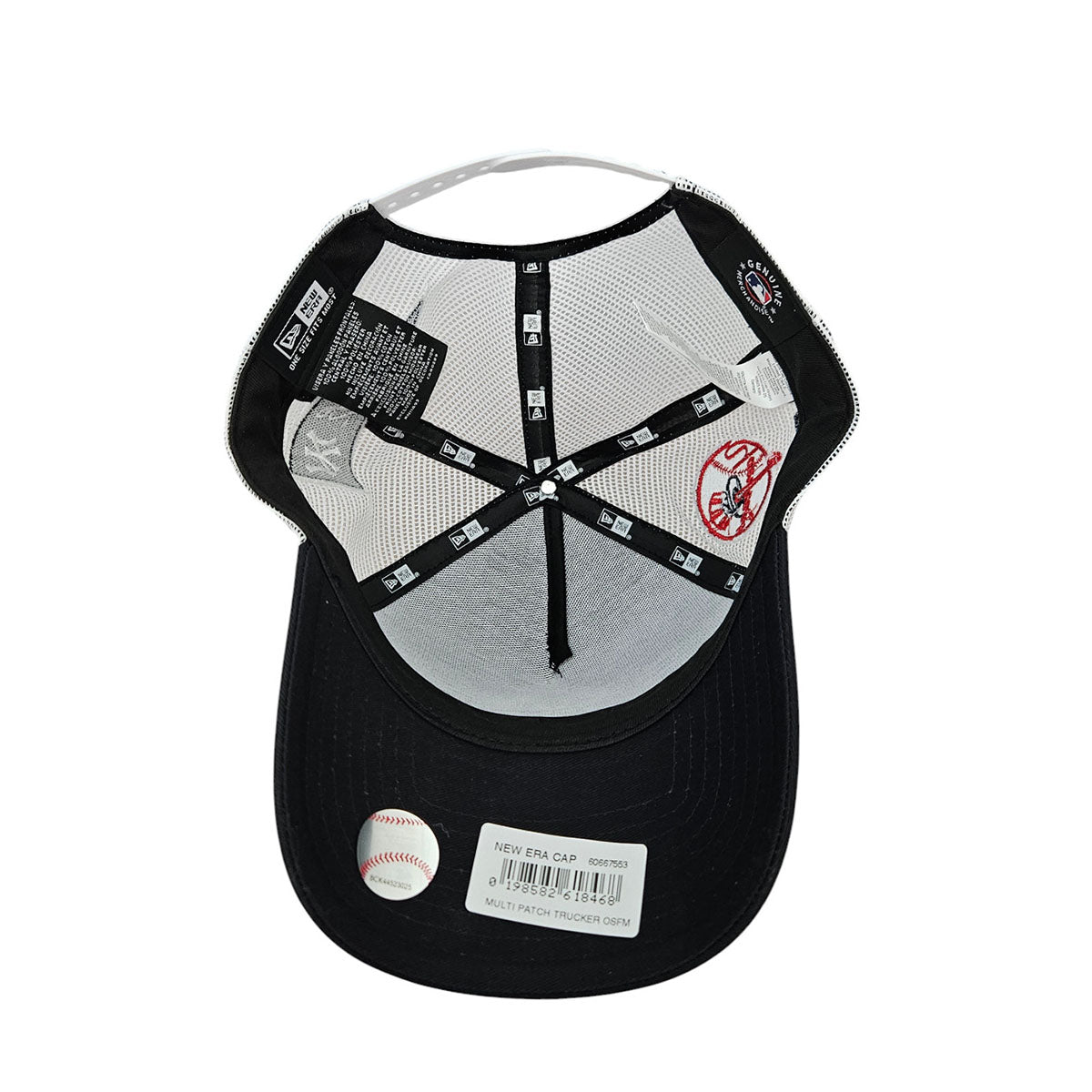 New Era 9FORTY A-Frame Trucker Cap New York Yankees MLB Patch black