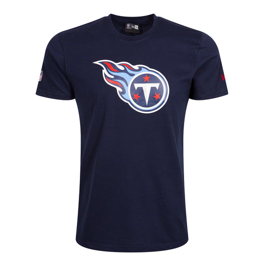New Era Herren T-Shirt NFL Tennessee Titans Logo navy