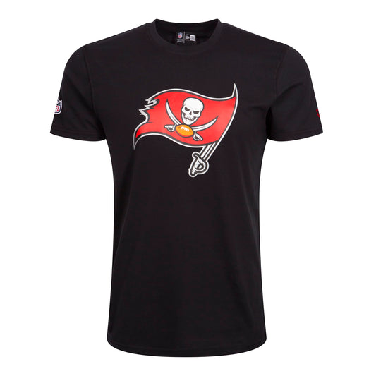 New Era Herren T-Shirt NFL Tampa Bay Buccaneers Logo schwarz