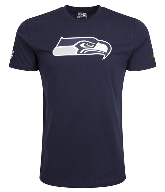 New Era Herren T-Shirt NFL Seattle Seahawks Logo navy
