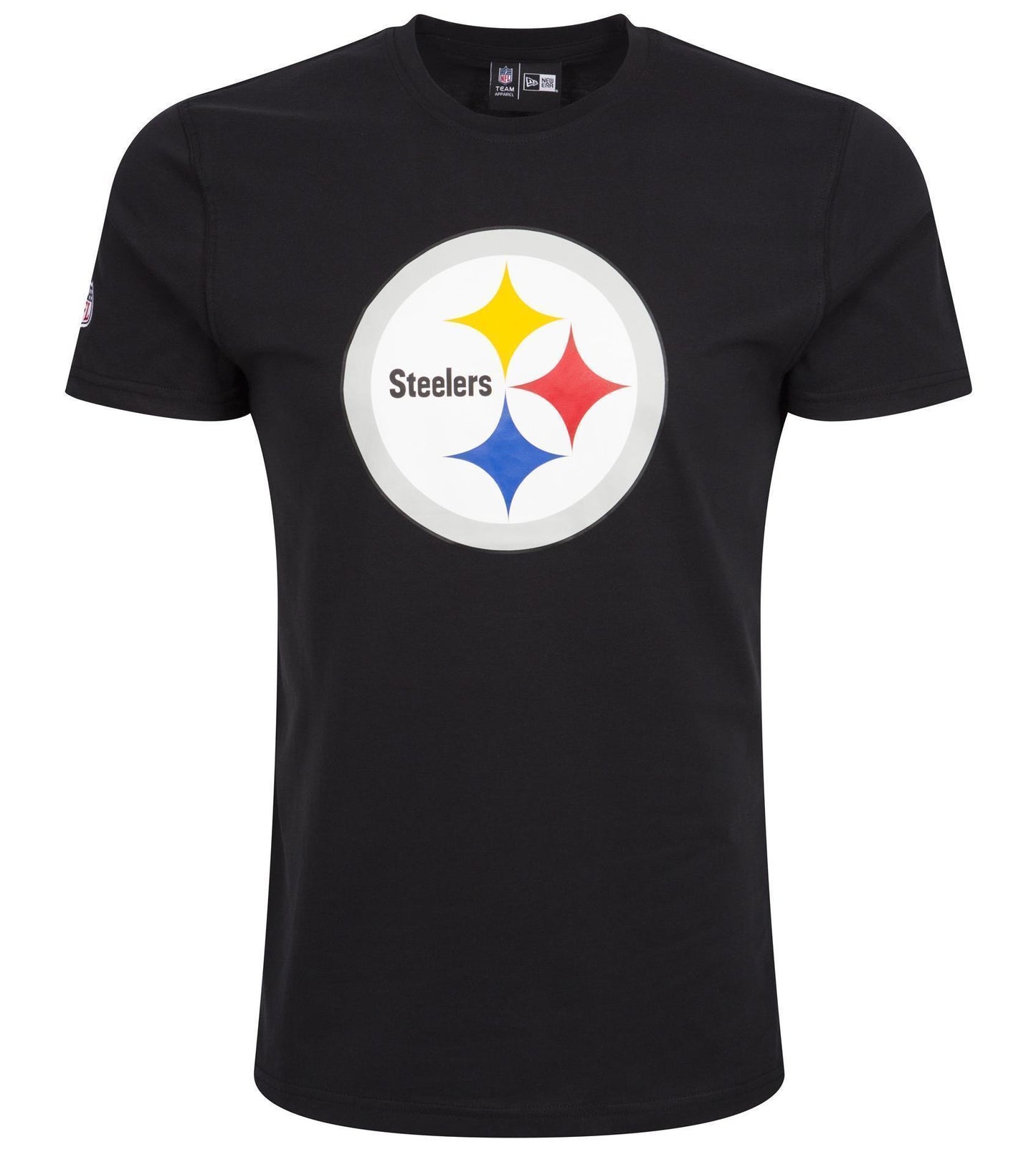 New Era Herren T-Shirt NFL Pittsburgh Steelers Logo schwarz