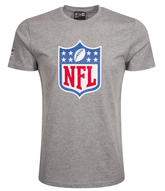 New Era Herren T-Shirt NFL Shield Logo grau