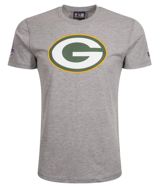 New Era Herren T-Shirt NFL Green Bay Packers Logo grau