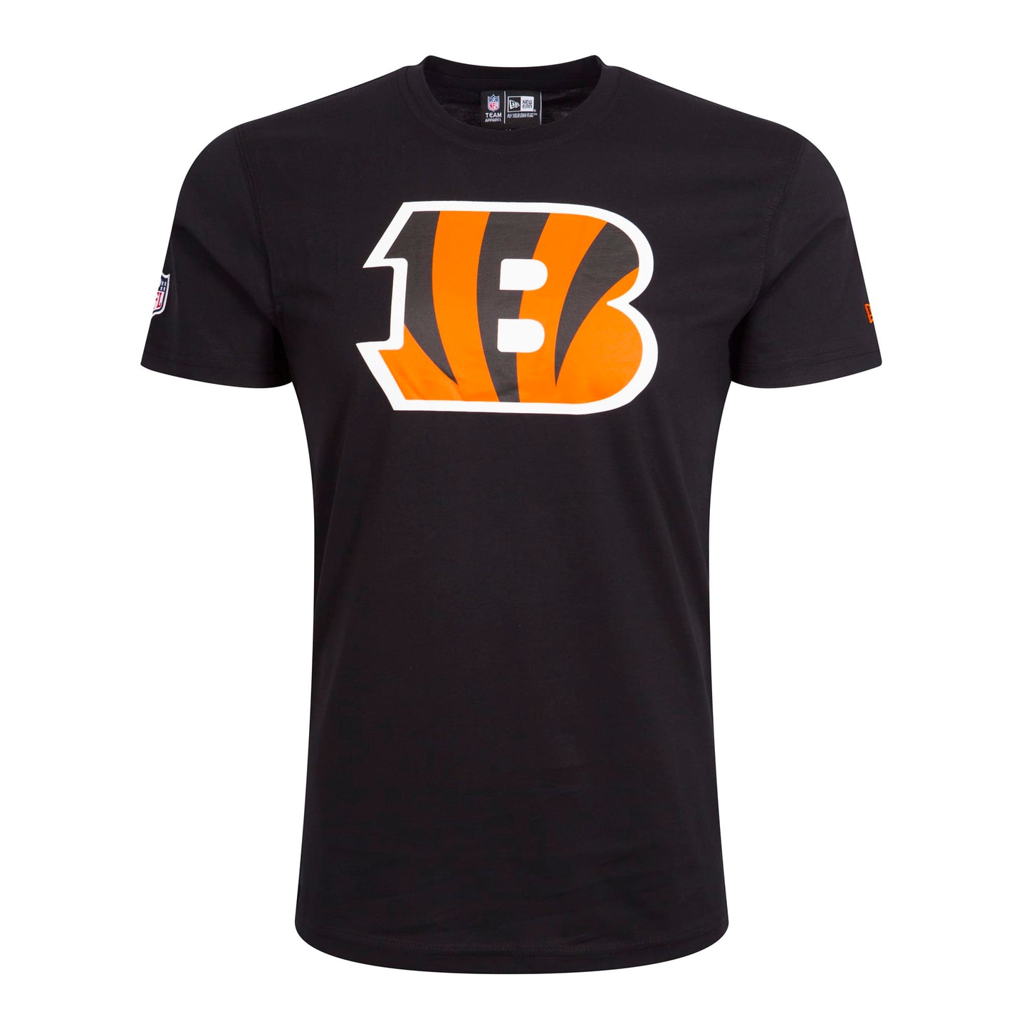 New Era Herren T-Shirt NFL Cincinnati Bengals Logo schwarz