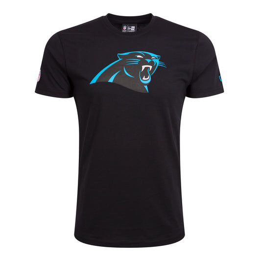 New Era Herren T-Shirt NFL Carolina Panthers Logo schwarz