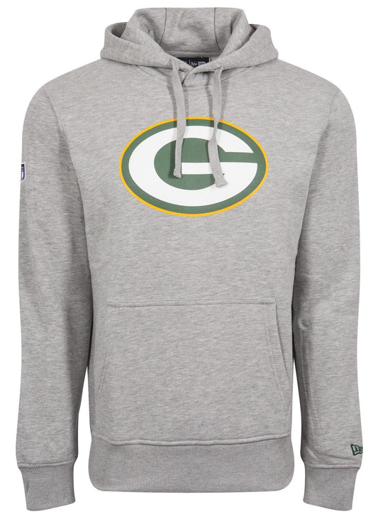 New Era Herren Hoodie NFL Green Bay Packers Logo grau