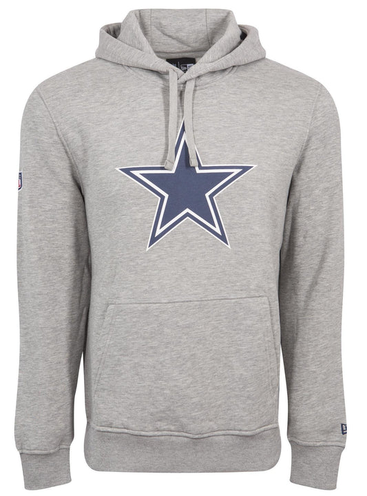 New Era Herren Hoodie NFL Dallas Cowboys Logo grau